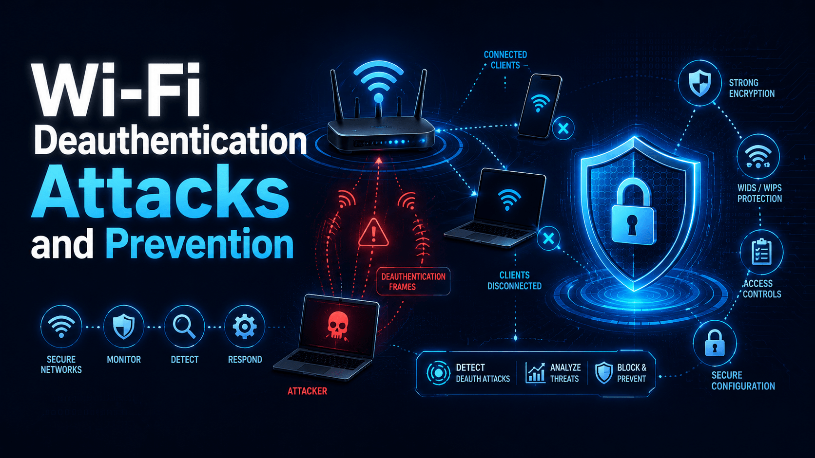 Wi-Fi Deauthentication Attacks and Prevention