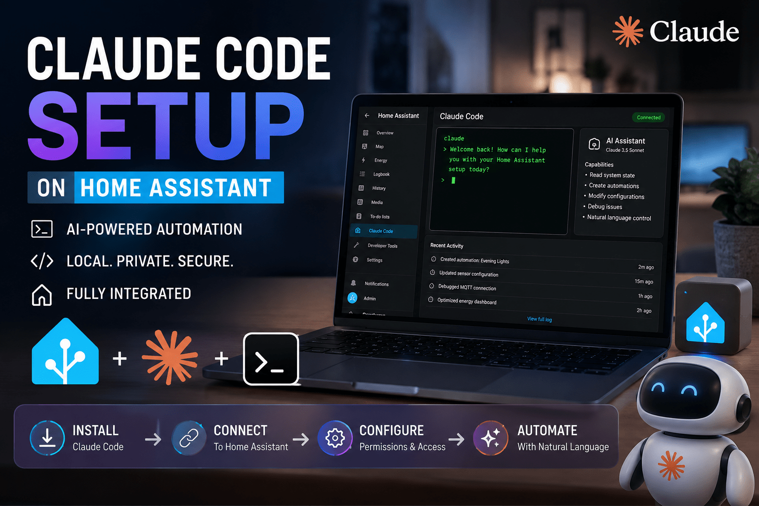 Home Assistant and Claude Code: Setup, Usage and Control From Your Phone
