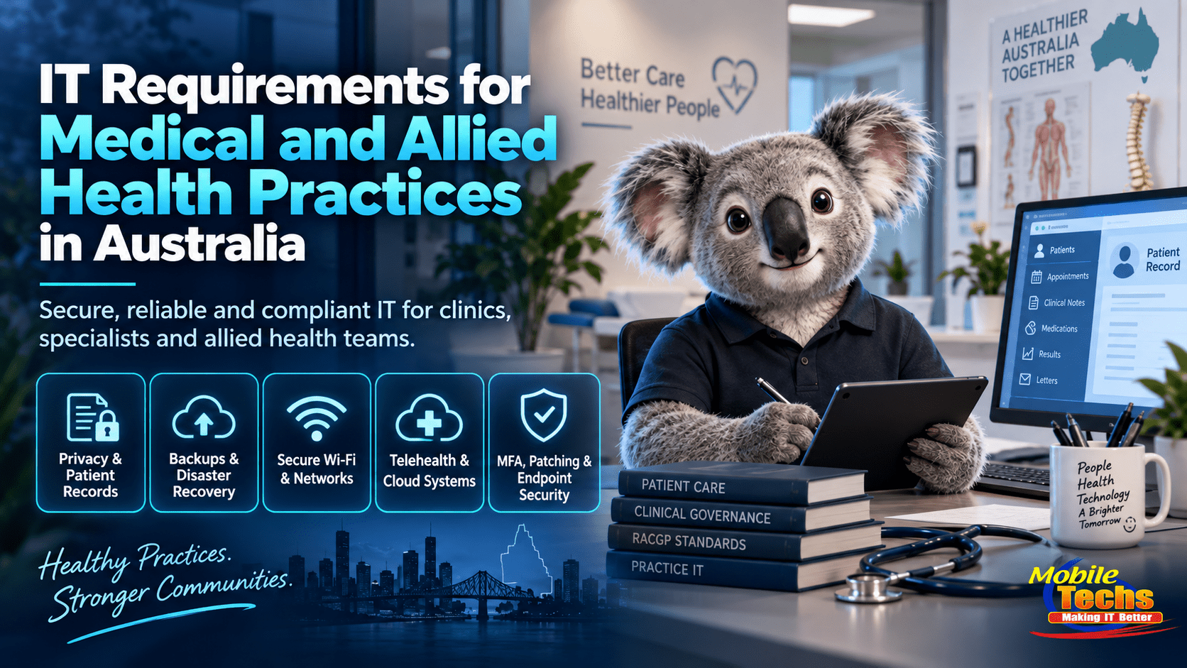 IT Requirements for Medical and Allied Health Practices in Australia