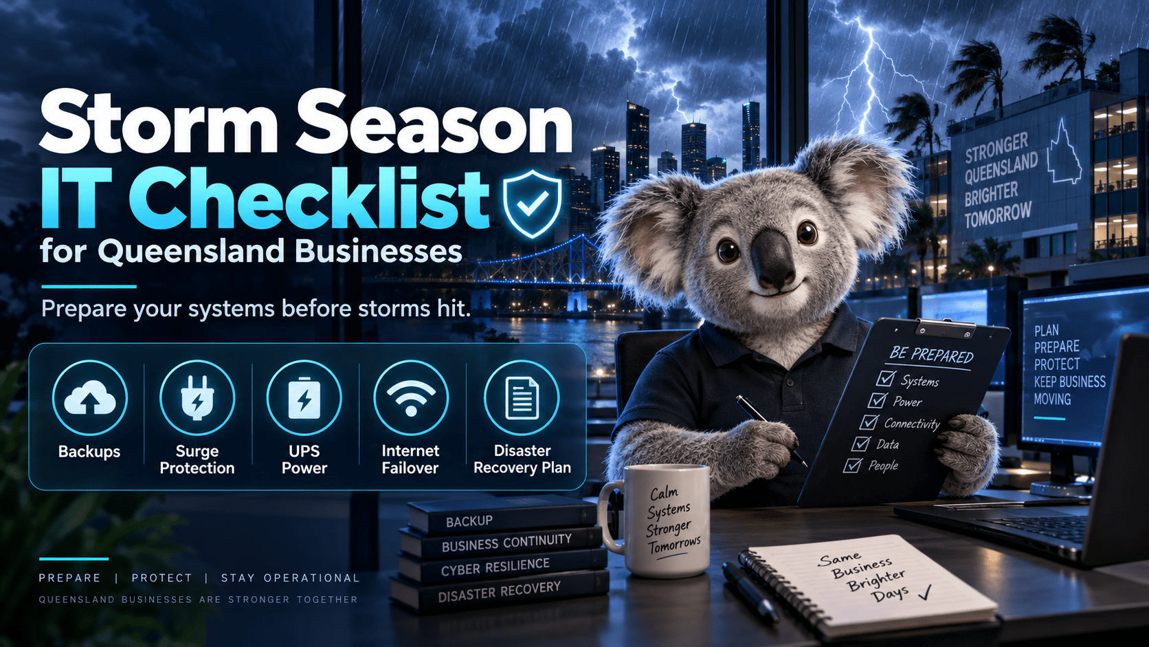 Storm Season IT Checklist for Queensland Businesses