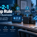 The 3-2-1 Backup Rule for a Small Business: What to Keep, Where, and Why Microsoft 365 Is Not a Backup